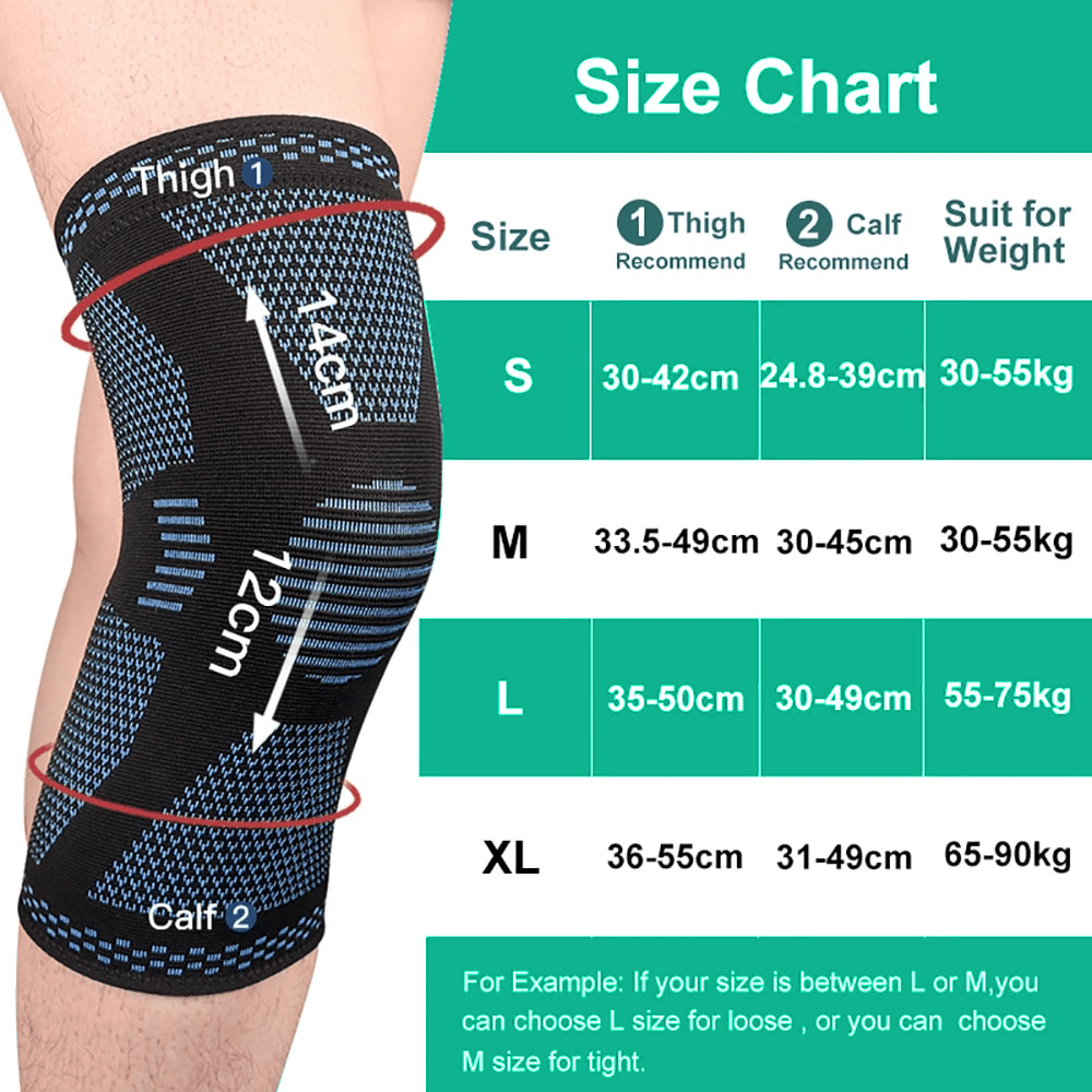 Blue Knee Compression Brace | TheraKnee - TheraWear