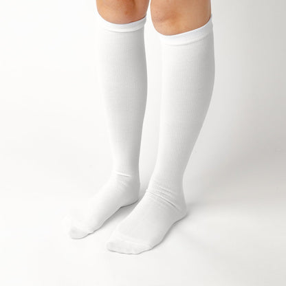 White Compression Socks - TheraWear